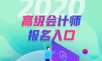 浙江2020年高级会计师报名入口