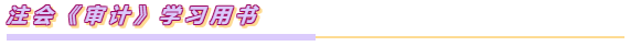 注会《审计》特别难？三分钟让你get如何学审计！