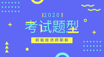 甘肃2020年初级经济基础题型是什么？