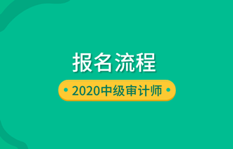 2020中级审计师报名流程