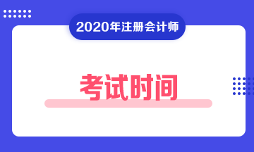 2020年汕头注会什么时候考试？