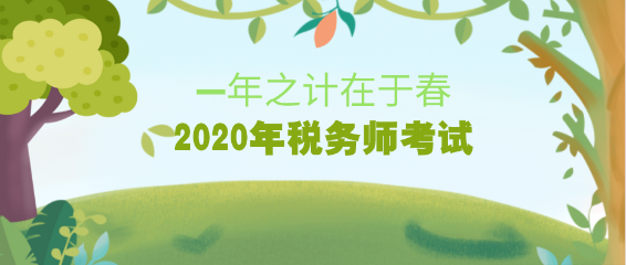 2020年税务师考试