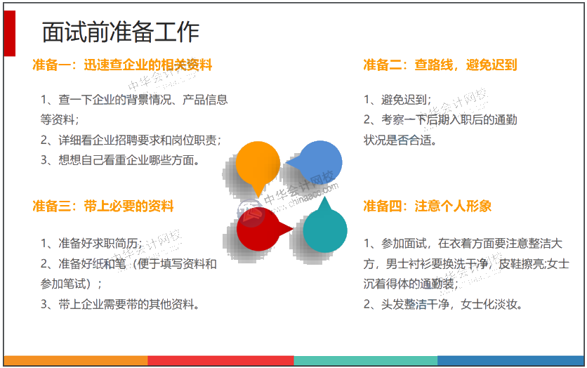 会计简历制作模板样本以及如何做好面试前的准备工作？