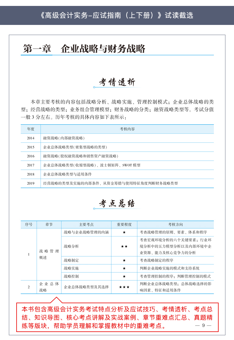 2020年高级会计师辅导书特色及试读——应试指南