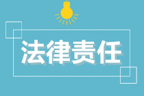 初级会计冲刺备考！经济法基础第一章必考点：法律责任