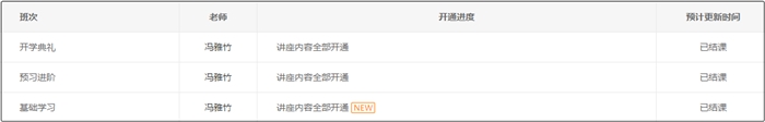 注意！中级会计特色畅学班基础学习阶段全部开通！