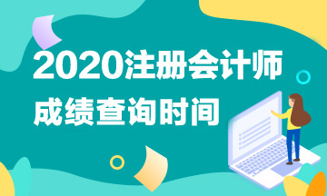 2020成都cpa考试成绩查询时间