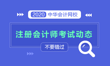 密歇根州美国注会2020年考试时间在什么时候？