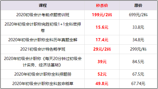 拼手速的机会来啦！11日初级会计专场更有5G手机免费抽取