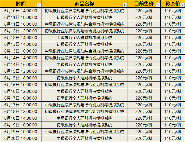 银行机考秒杀