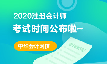 嘉兴2020cpa考试时间公布