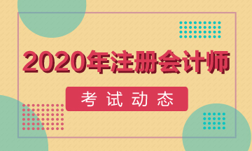 2020年韶关cpa考试时间公布