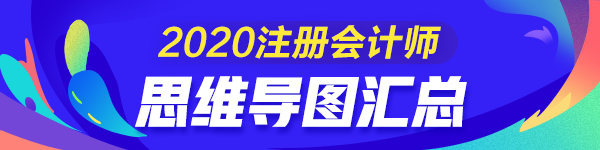 注册会计师2020思维导图汇总