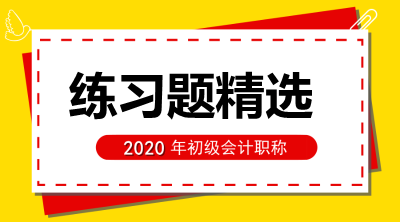 2020年初级会计考试《初级会计实务》练习题精选（六十三）