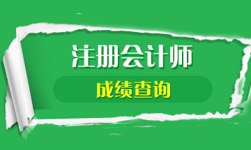 2020年注册会计师考试湖南成绩查询时间来喽！