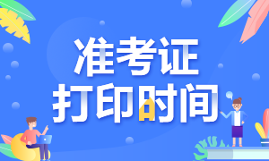 什么时候公布河北2020年CPA准考证打印时间？