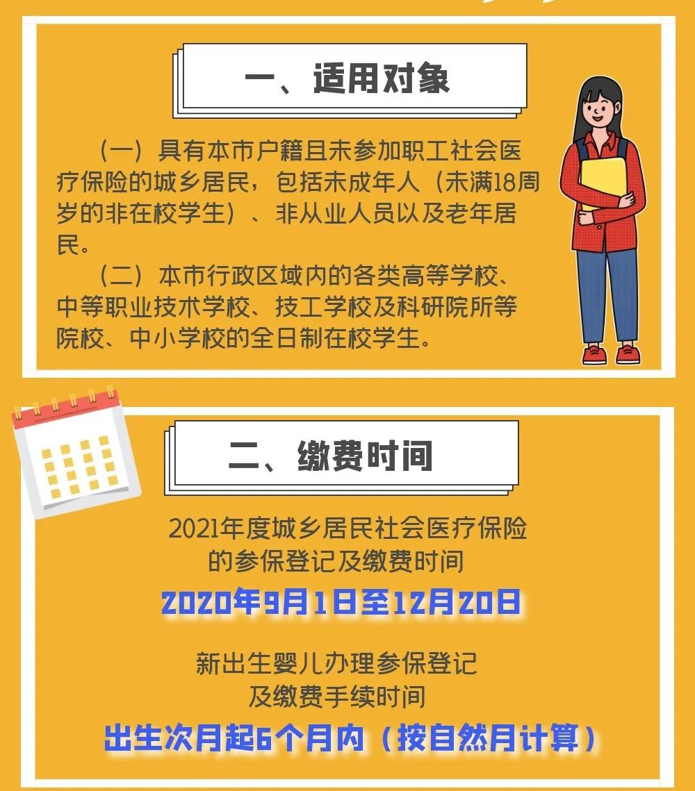 2021年度广州市城乡居民社会医疗保险费缴费须知