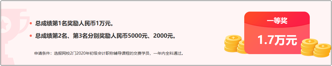 重磅预告！参与2020初级报分 人人拿奖 只要你敢报 我们就敢发