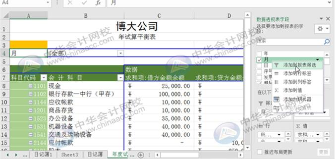 如何用Excel编制试算平衡表？操作方法送给你！