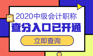 河南信阳2020年会计中级考试成绩查询入口