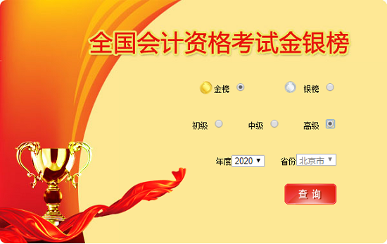 等到了！2020年高级会计师考试金银榜公布！