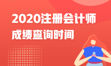 2020贵州CPA成绩查询时间