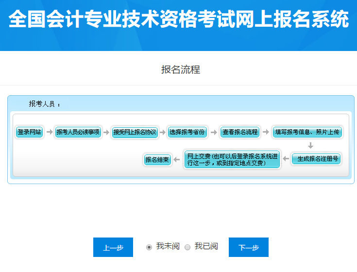 2021年高级会计师网上报名流程图文详解