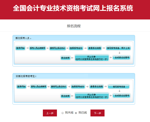 快来看！2021年初级会计职称网上【报名流程】图文详解