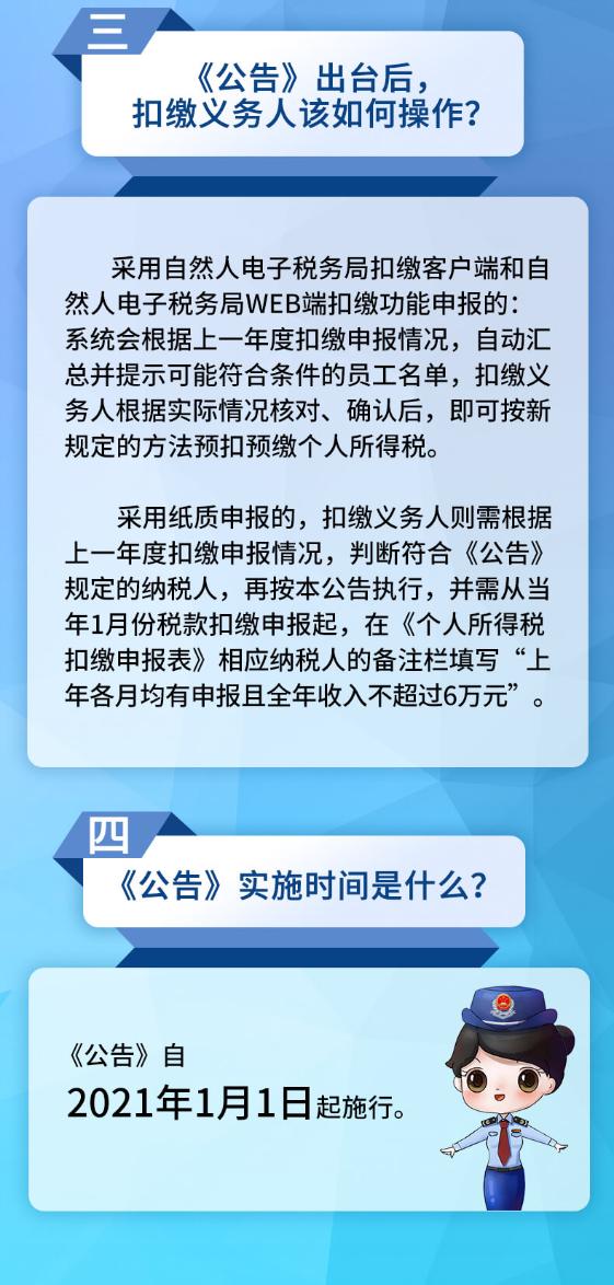 年薪低于6万，个税有哪些新变化？