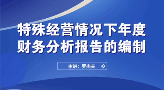 特殊经营情况下全年财务分析报告的编制要点和技巧