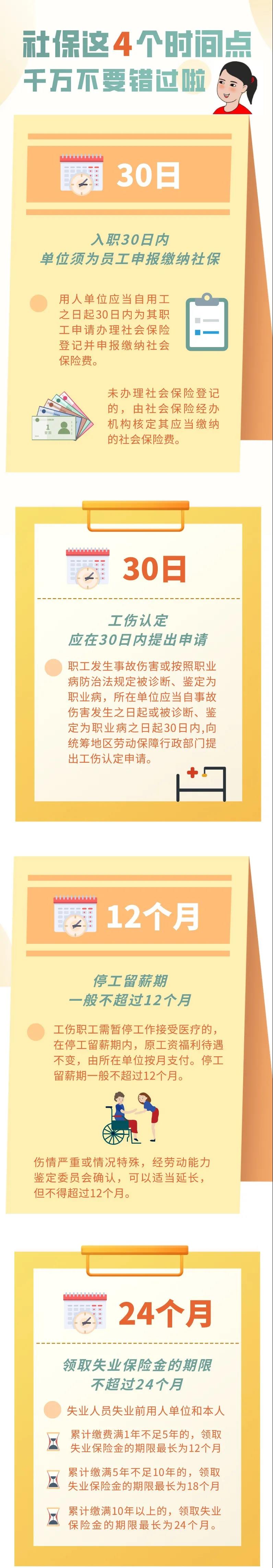 关于社保的这几个时间点 千万不要错过啦！