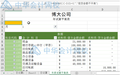 超简单，用Excel编制试算平衡表，会计都要会呀！