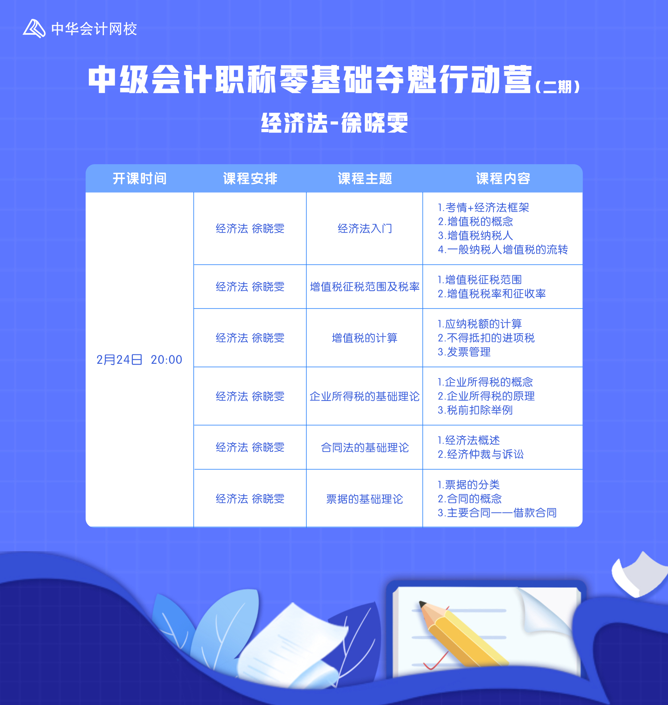 中级会计零基础行动营 老师指导快速入门！