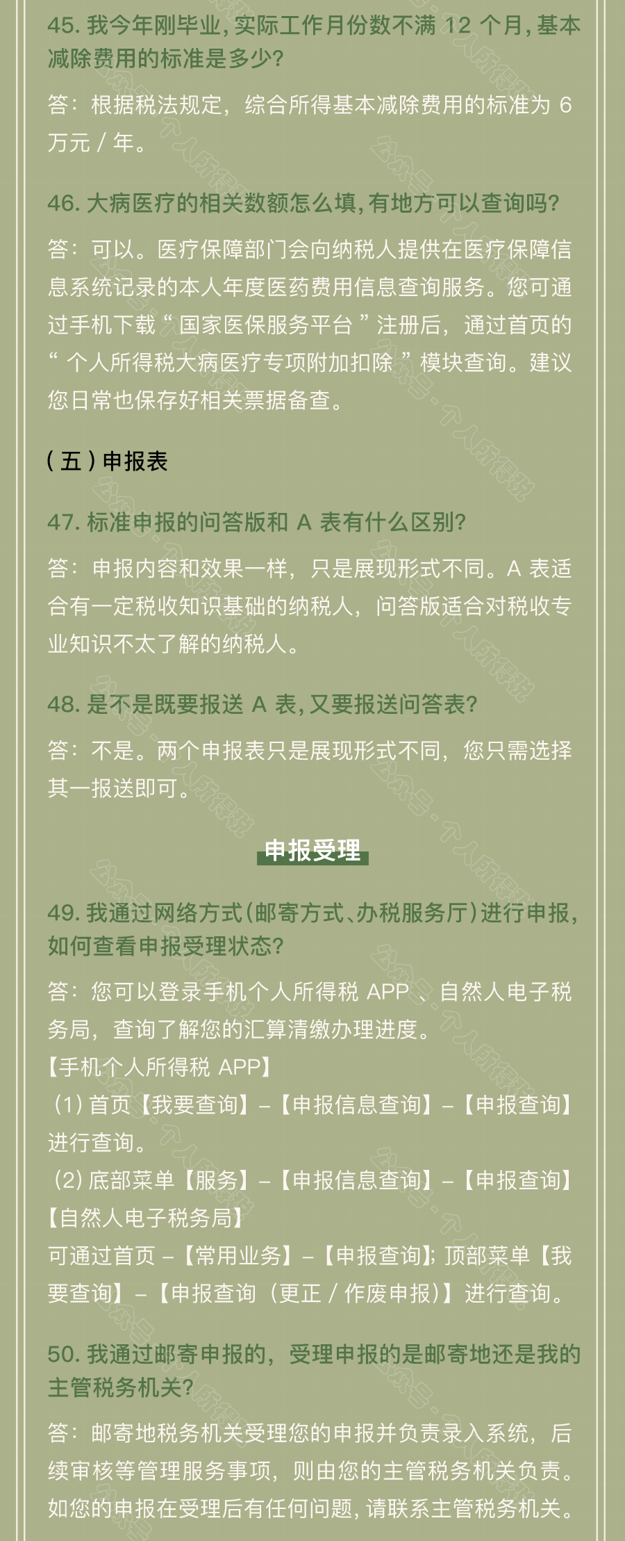 个税汇算清缴常见问题汇总！你想知道的都在这~