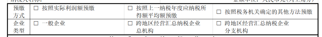 带您轻松了解企业所得税预缴纳税申报表变化之主表变化