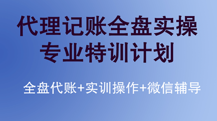 如何快速学习代理记账全盘实操？