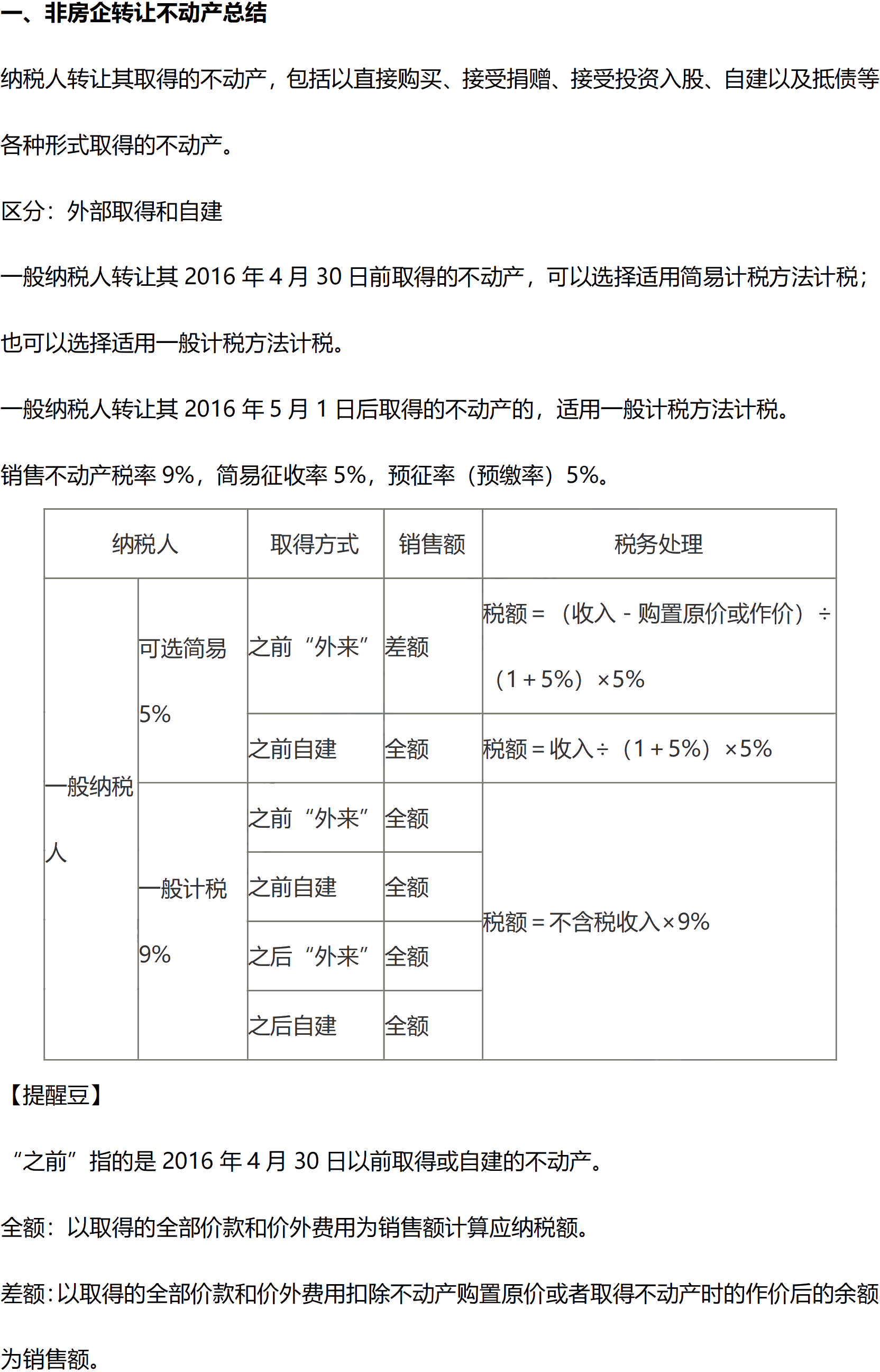 2021年税法必学高频考点口诀