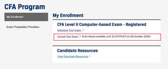 解答|2021年CFA考试最新退款规则是什么？