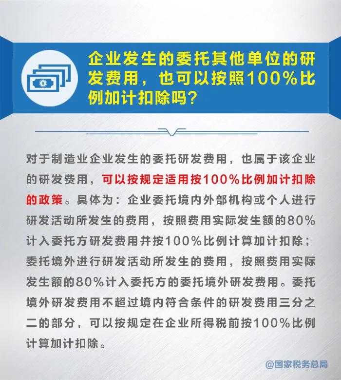 知识帖！几张图带你了解研发费用加计扣除新政策