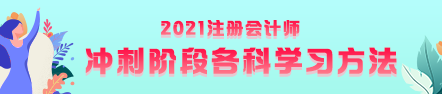 注会考前冲刺阶段该如何复习？有什么方法？