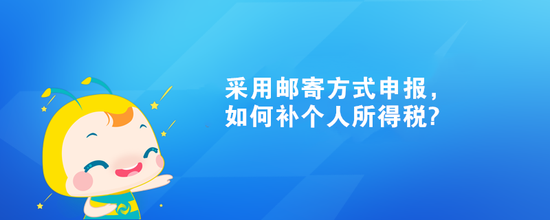 采用邮寄方式申报，如何补个人所得税?