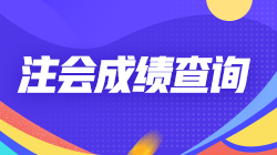 甘肃2021年cpa成绩查询时间来啦！