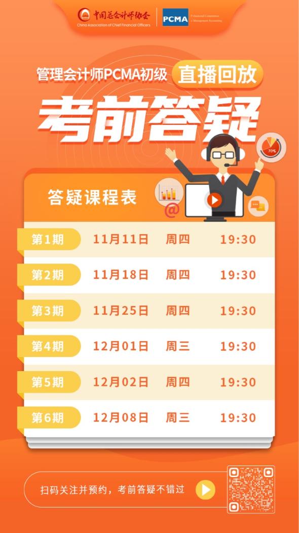 初级管理会计师考前答疑