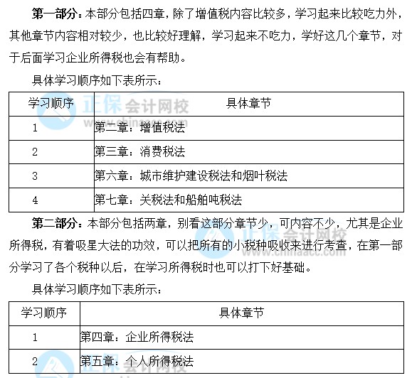 2022年注会《税法》基础阶段学习计划