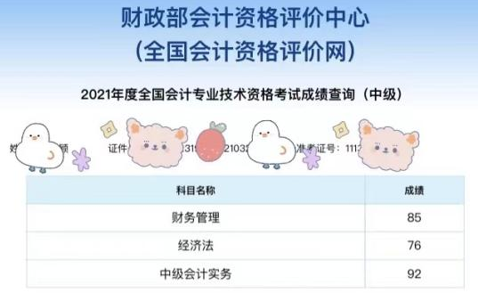 你以为中级会计考试一年过三科太难！TA们用实力逆转