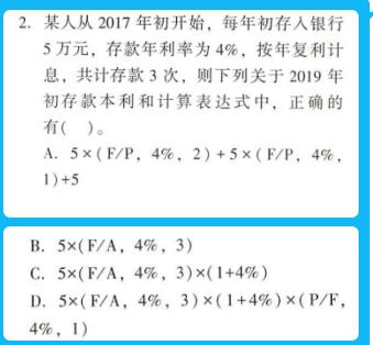 中级会计财务管理答疑精华：货币时间价值