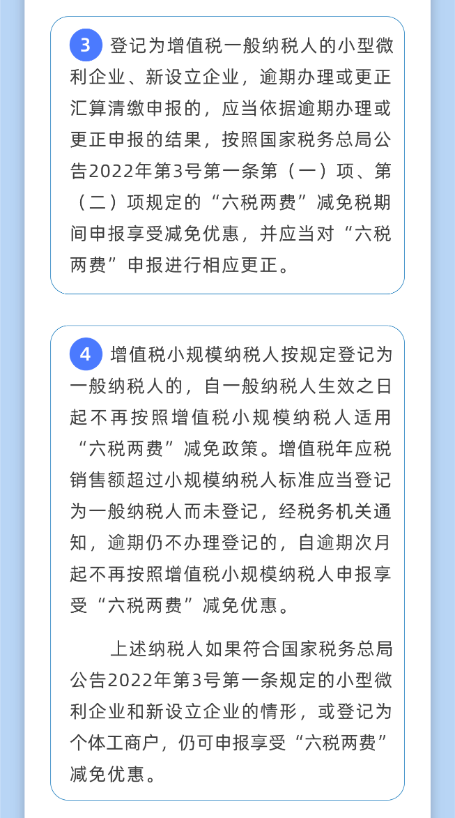 小微企业“六税两费”减免政策操作指南