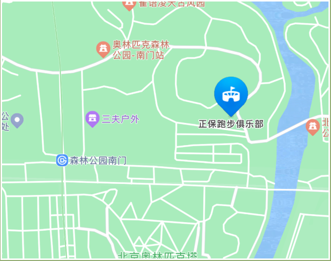 正保跑步俱乐部奥森跑者服务站交通指南