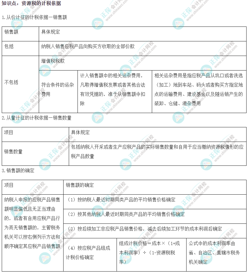 2022注会《税法》易错易混知识点