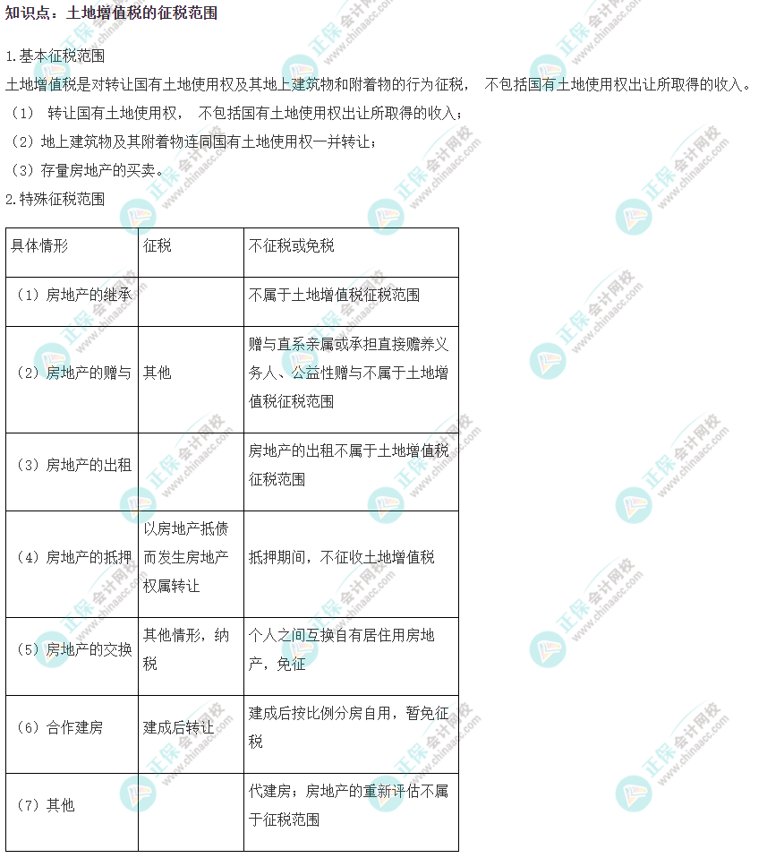 2022注会《税法》易错易混知识点